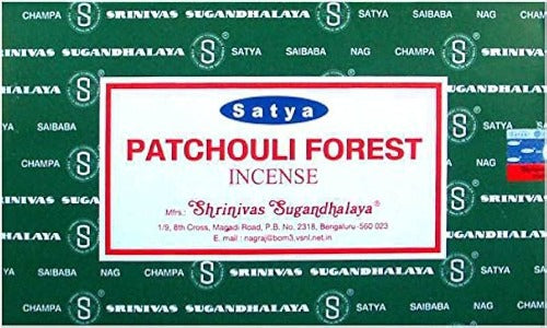 Satya Patchouli Forest Räucherstäbchen – Die magische Verbindung von Patchouli und dem Duft des Waldes