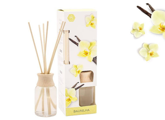 Vanille Diffusor mit Rattanstäbchen – 50 ml