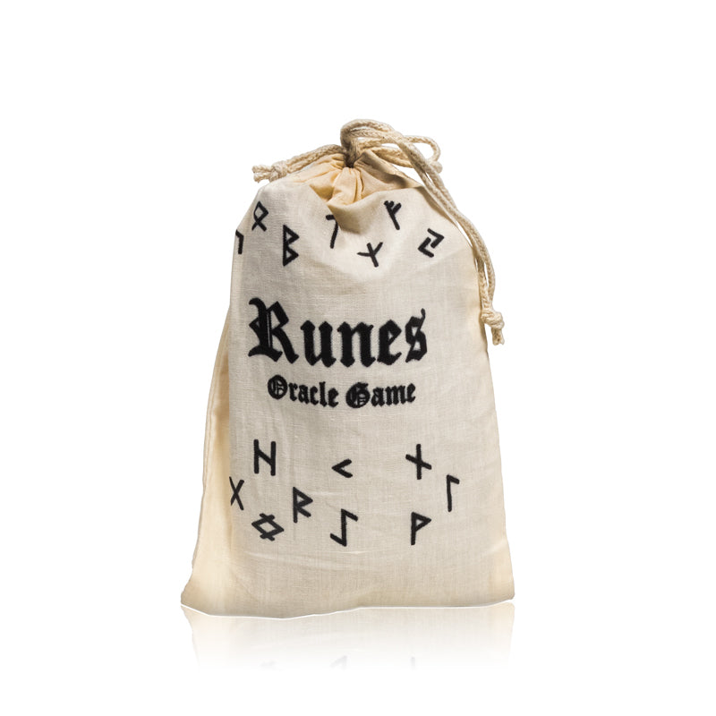 Oracle game runes in cotton bag