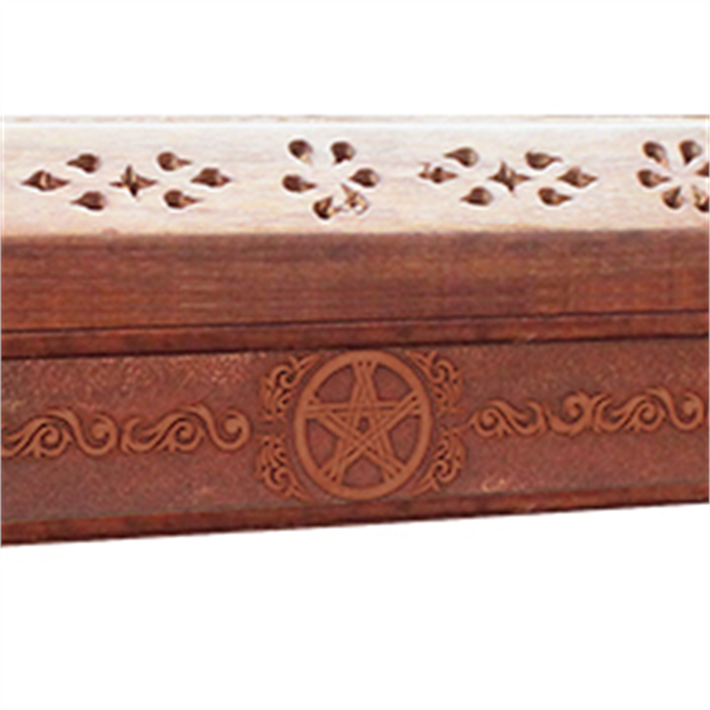 Box/holder incense sticks pentagram