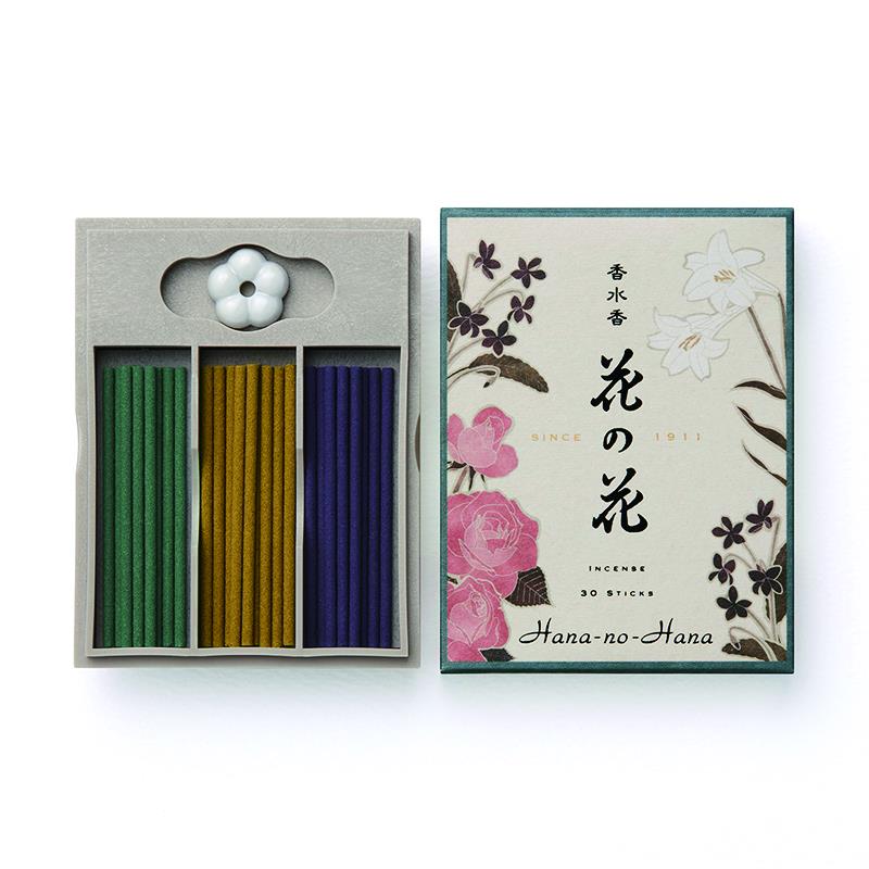 Hana no Hana Incense Sticks Gift Box Rose/Lily/Violet