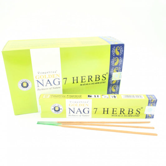 Golden Nag 7 Herbs - Ihr Tor zu entspannter Spiritualität