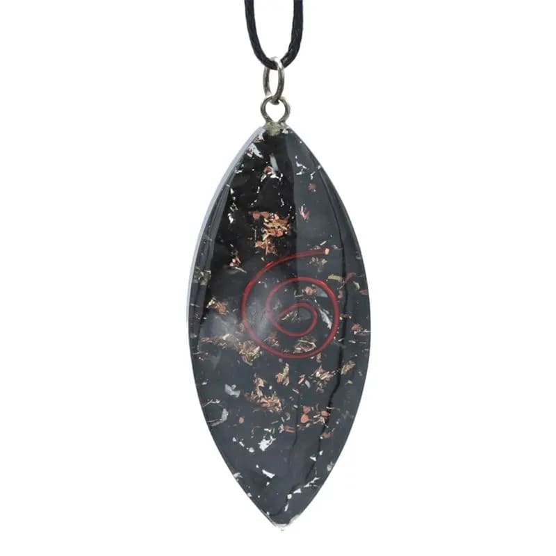 Shungite pendant oval