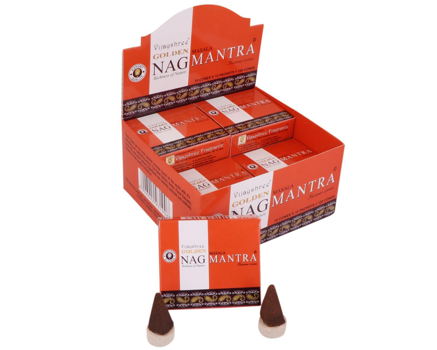 Golden Nag Mantra Cones