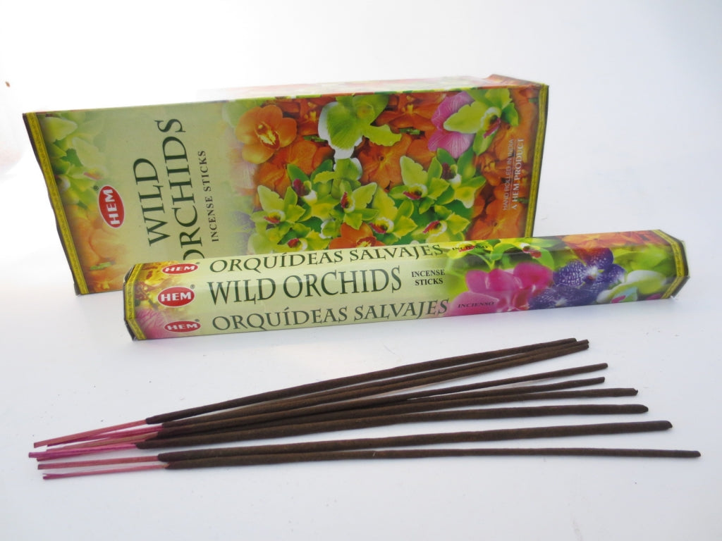 HEM Wild Orchids Räucherstäbchen - Verführerischer Orchideenduft