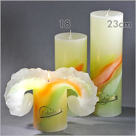 Lotus candles ART Spring 18cm