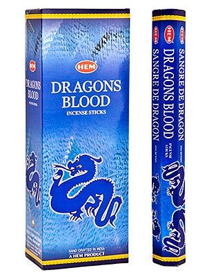 HEM Dragon's Blood Blue Räucherstäbchen – Die mystische Essenz des Drachenblut-Harzes