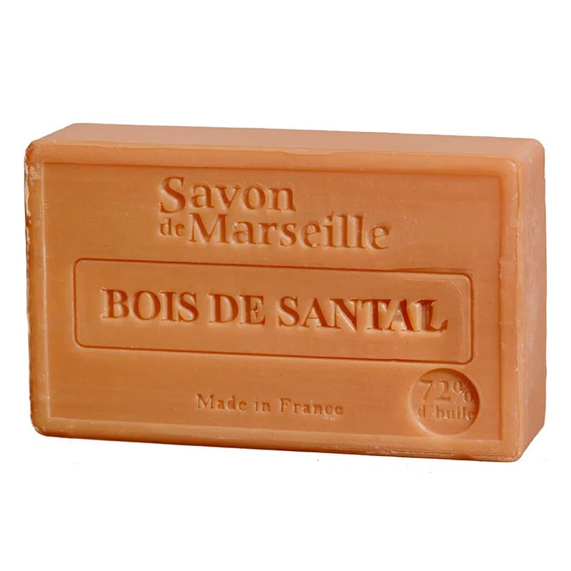 Natural Marseille soap with sandalwood