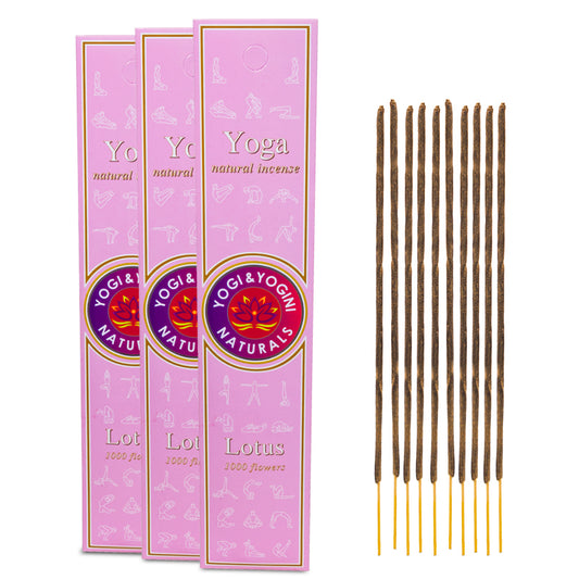 Incense sticks yoga lotus