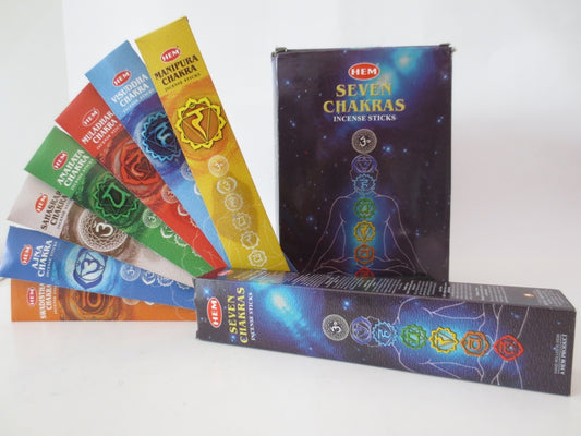 Hem 7 Chakra Incense Sticks