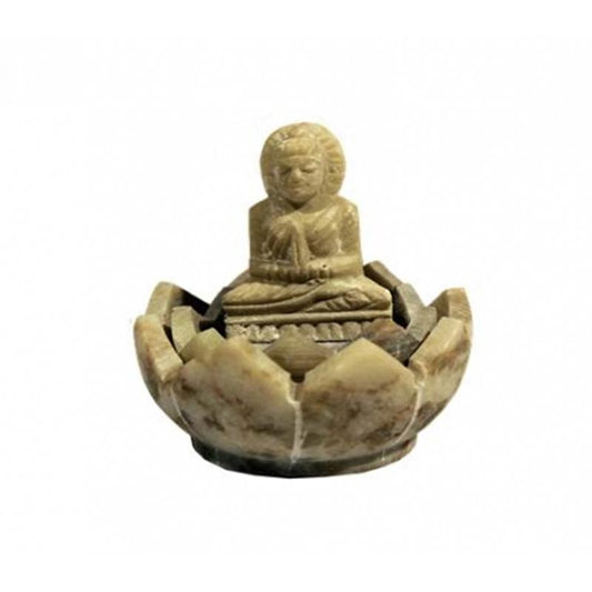 Incense stick holder Buddha soapstone