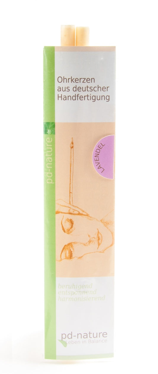 Ear candles lavender 1 pair