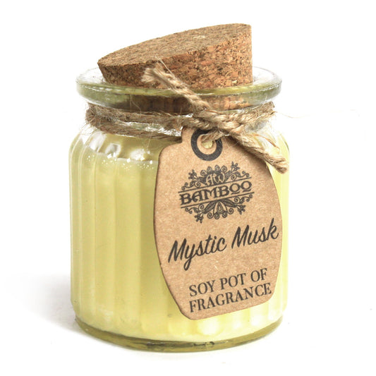 Soy candles in a jar - Mystical Musk