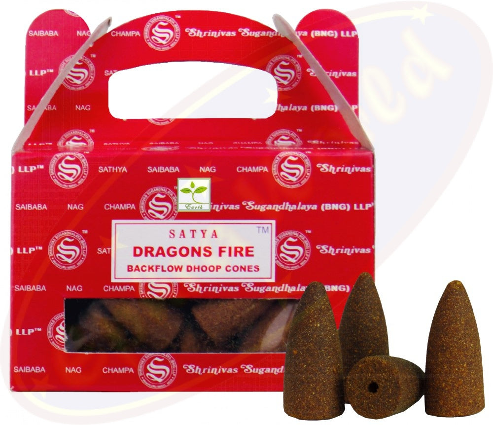 Satya Dragons Fire Backflow Cone