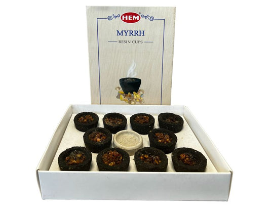 HEM resin cup Sambrani - Myrrh