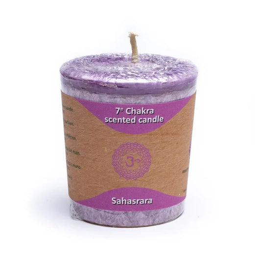 Votive scented candle 7th Chakra