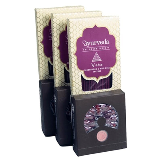 Ayurvedic incense sticks sandalwood and wild rose