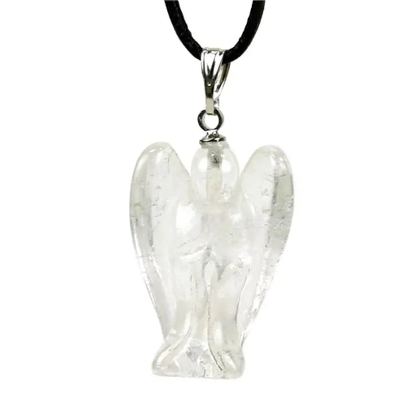 Pendant angel rock crystal