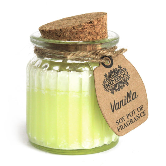 Soy candles in jars - vanilla