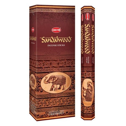 HEM Sandalwood Räucherstäbchen - Der beruhigende Duft von Sandelholz