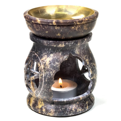 Fragrance lamp pentagram soapstone