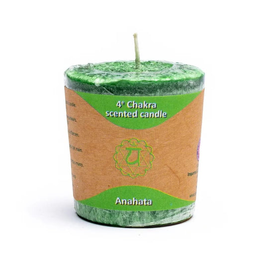 Votive scented candle 4th chakra