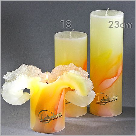 Lotus candles ART Sunlight 18cm