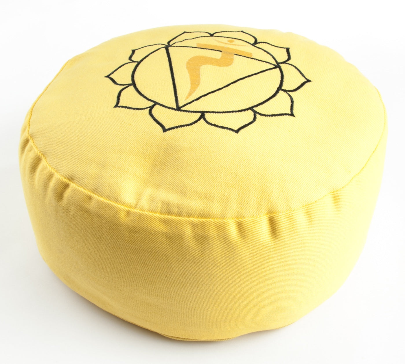 Solar plexus chakra meditation cushion