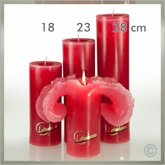 Lotus candle raspberry